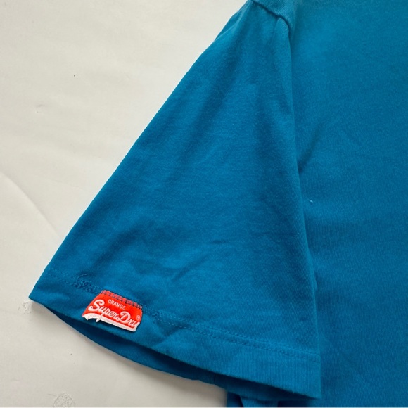 Vintage Superdry Men’s The Orange Label Blue T Shirt XL - Picture 5 of 9